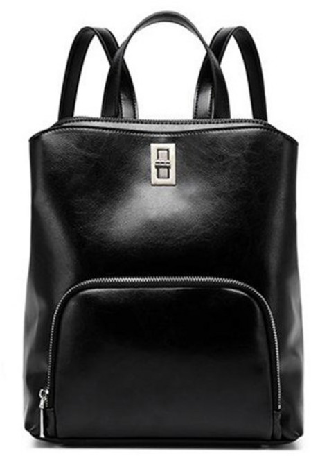 SHOPPI 리얼 소가죽 디자이너 여성 데일리 패션 백팩