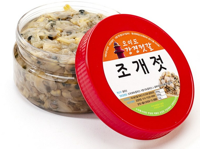 오이도강경젓갈 조개젓, 1kg, 1개
