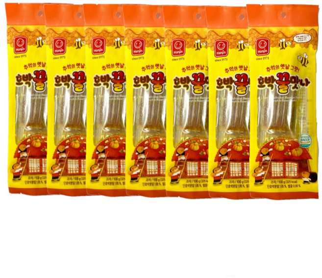 호박꿀맛나, 100g, 7개