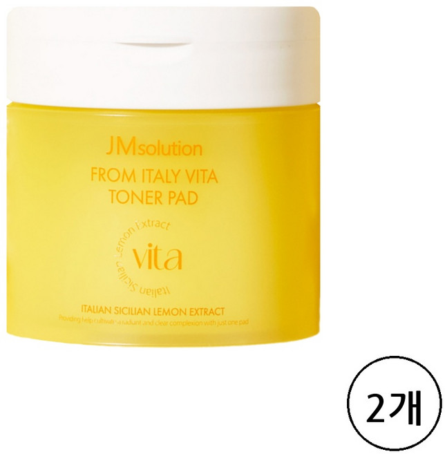 제이엠솔루션 프롬 이탈리 비타 토너 패드 150ml, 70매입, 2개