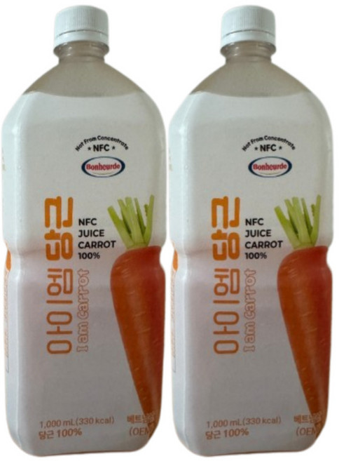 보넬드 아이엠 당근주스, 1L, 2개