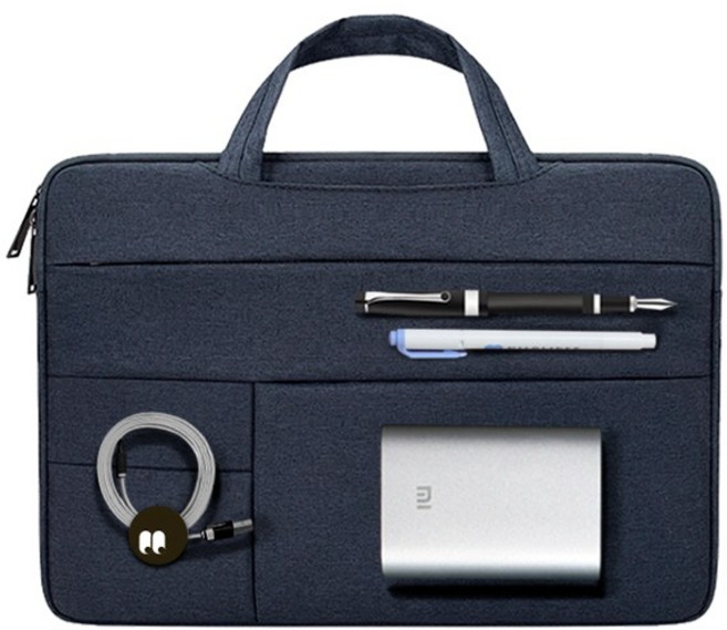 디스트 젤리코코 노트북 파우치 + 핀버튼 2종 세트, 파우치(네이비), 핀버튼(A, B), 1개