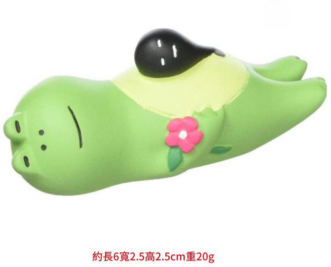日式雜貨 畫家貓 擺件, 睡姿親子青蛙