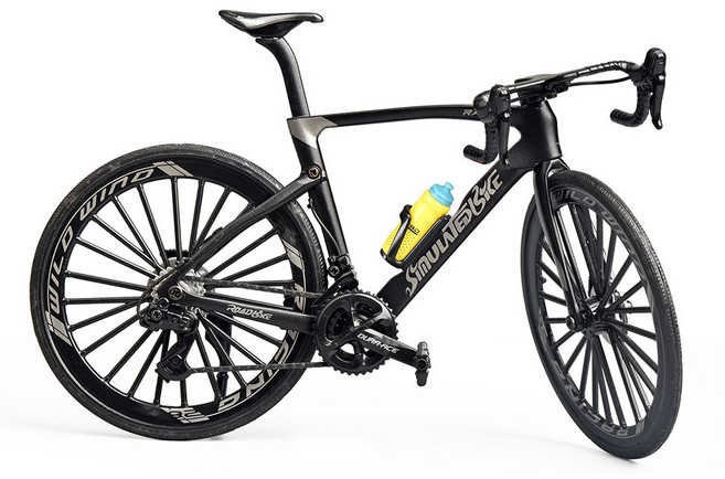 링비츠 자전거 모형 미니어처 다이캐스트 인테리어 장식품 BM10, 에어로 로드-블랙