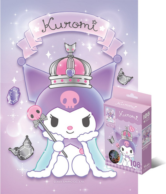 토이앤퍼즐 샤이닝 쿠로미 108피스 직소퍼즐 TPD108-127, 쿠팡01 본상품선택