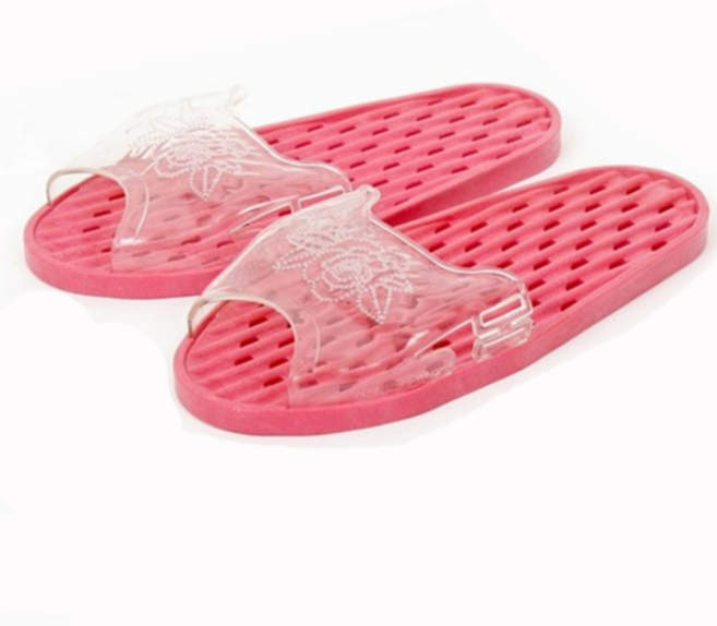 오션웰라이프 문걸림 노노 납작이 욕실화 핑크, 1개