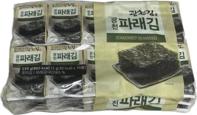 광천 파래김 150g(5g*30봉), 5g