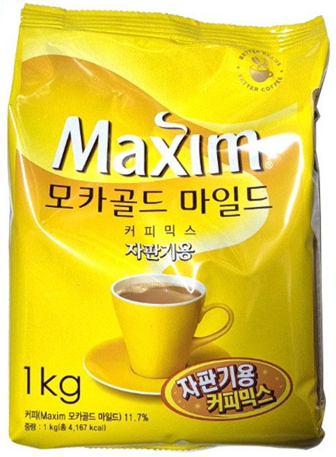 동서식품 맥심 모카골드 마일드 커피믹스 자판기용 1kg, 1개입, 2개