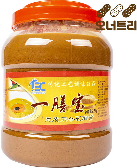 일선보 혼합 즈마장 2.5kg 마라탕 라면 콩국수 샌드위치 땅콩 참깨 업소용 소스, 1개