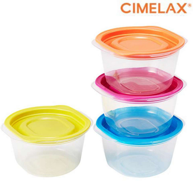 씨밀렉스 쿡밥 전자레인지 전자렌지 보관용기 밥팩 냉동밥 275ml 4개 밥보관용기