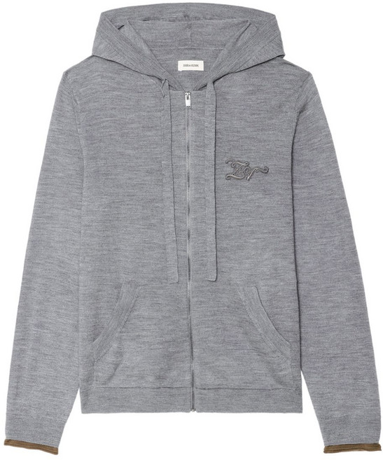 쟈딕앤볼테르 로고 자수 후디