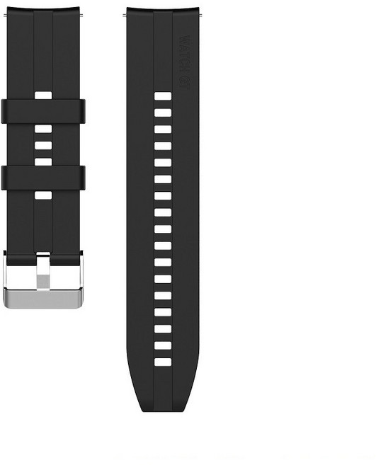 矽膠錶帶 適用 華米 Amazfit Cheetah 2 Pro A2564 手錶 20mm 快拆腕帶, 凹槽錶帶-銀鋼扣, 1個