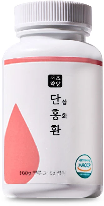 서초보감 단홍환 단삼홍화환 단삼 홍화씨 지황 참당귀 산사 하수오 옥죽, 100g, 1개 - 쿠팡
