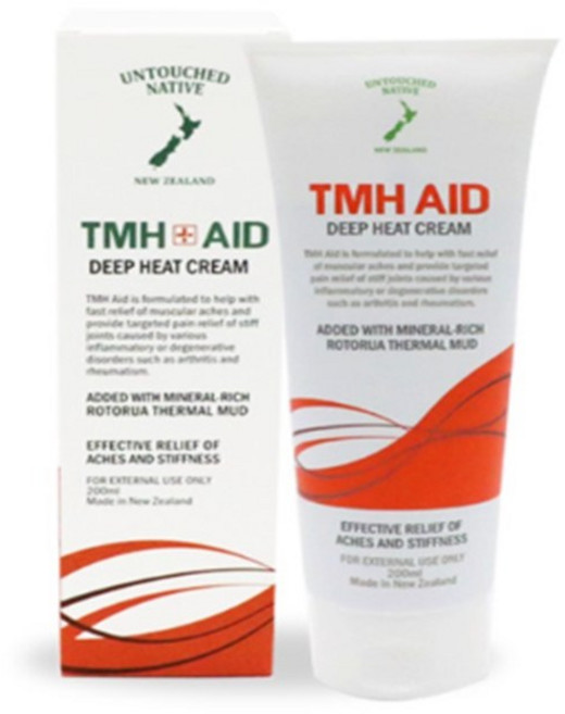 뉴질랜드 로토루아 유황머드 크림 TMH Aid Cream 근육통 관절통증완화, 200g, 1개