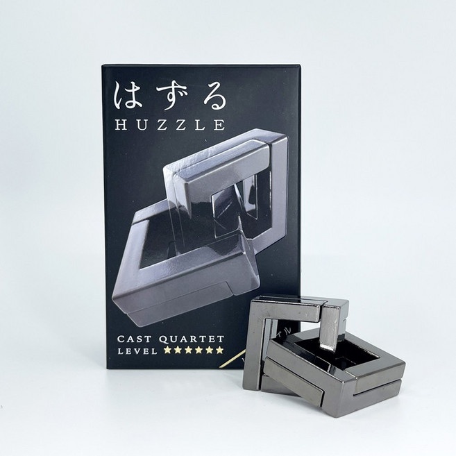 하나야마 캐스트 퍼즐 하즈루 상급 6단계 콰르텟, 혼합색상, 1개, 4피스