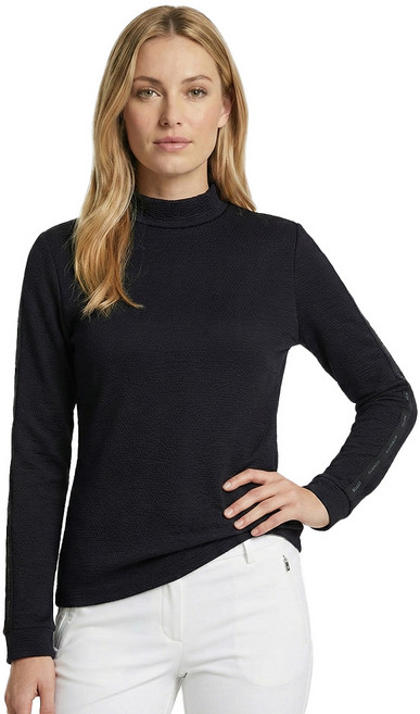 [보그너] 여성 슬리브 라인 베이스레이어 BLACK