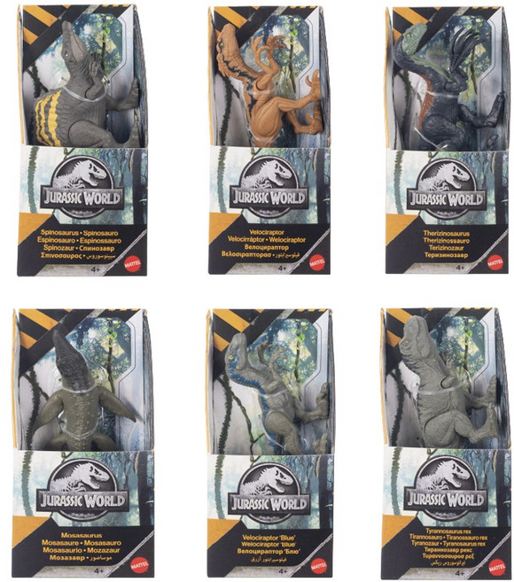 마텔 쥬라기월드 바이트 클럽 ASST 피규어 랜덤발송, 1개