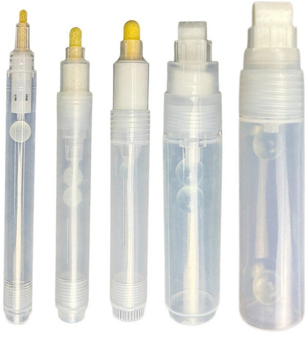 보드마카 리필용 공펜 플라스틱 충전식 빈펜 빈통 잉크 페인트, 10mm