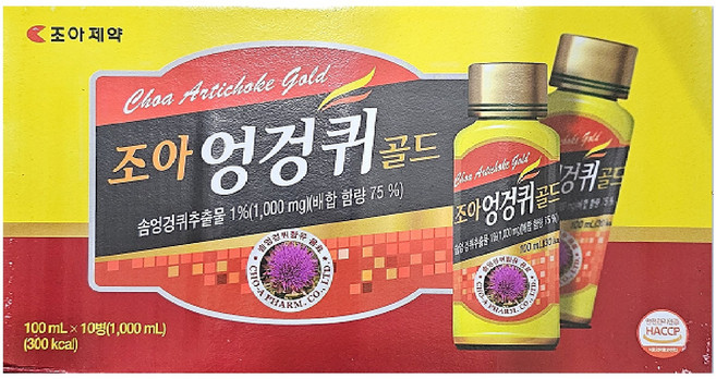 조아제약 조아 엉겅퀴골드, 20개, 100ml