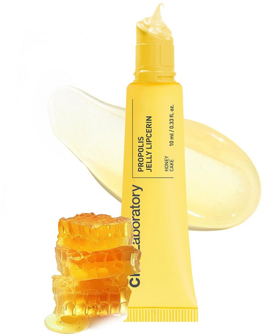 CNP 프로폴리스 젤리 틴티드 립세린™ - 02 핑크 도넛 마누카 꿀 + 히알루론산이 함유된 수분 립밤 & 글로스 스타킹 스터퍼 여성용 선물 0.3 플로즈., #1 Honey Cake, 1