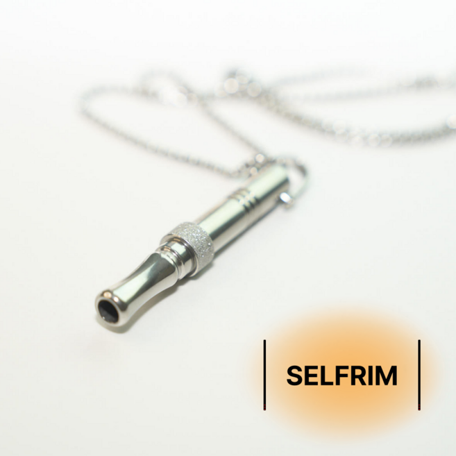 SELFRIM 릴렉스 피젯링 파이프스틱 목걸이 공황 불안 스트레스 완화 금연 호흡도움