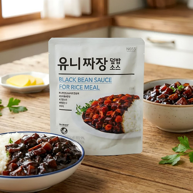 [노브랜드] 유니짜장 덮밥소스 100g x 12개 짜장밥 /