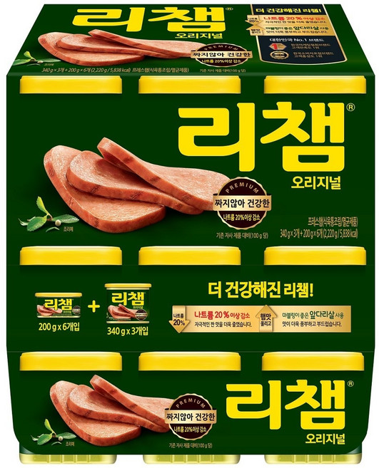 동원 리챔 2.22kg (340g x 3 + 200g x 6), 6개