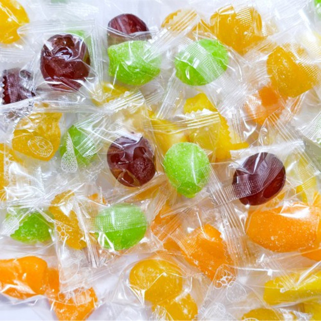 6가지맛 과일젤리 믹스 망고 레몬 포도 블루베리 파인애플 바나나 한입에 쏙 까먹는 젤리, 1개, 600g