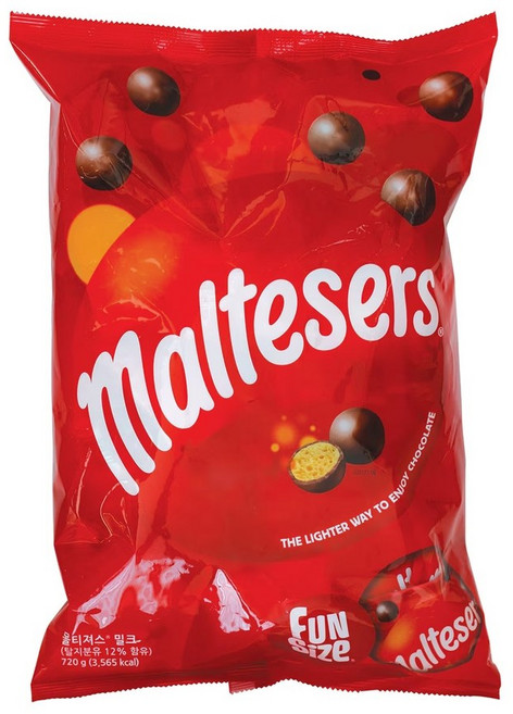 정품 몰티져스 밀크 초코볼 달콤 바삭 Maltesers 밀크 초코볼 초콜렛 720g, 1개