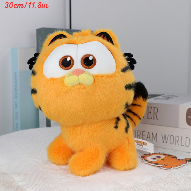 가필드 가족 Kawaii 부드러운 장난감 귀여운 만화 고양이 Odie 박제 동물 Peluche 인형 생일 선물 아이, G, 1개
