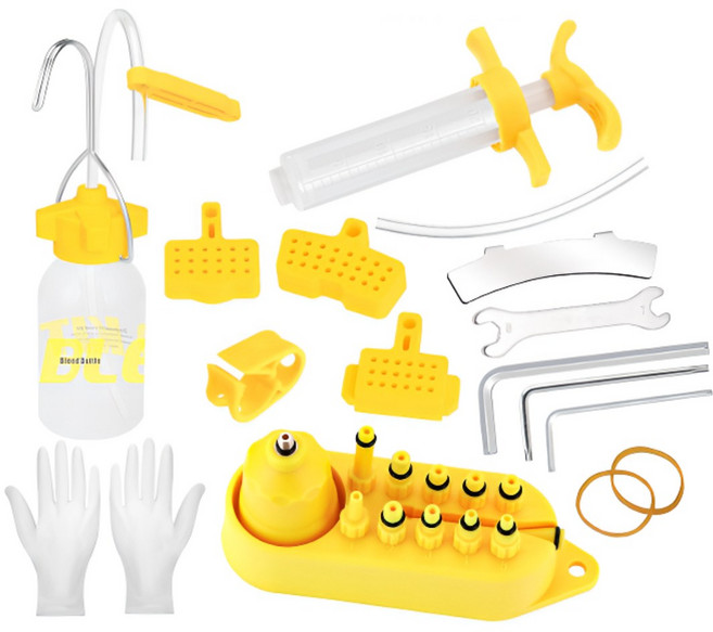 에코하이진 자전거 디스크 브레이크 오일 교환 교체 도구 세트, 1개