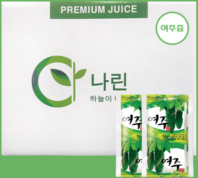 나린 여주즙 100ml (14시 이전 주문시 발송), 50개
