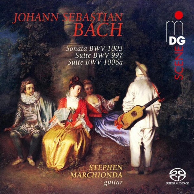 [CD] Stephen Marchionda 바흐: 류트 작품 (기타를 위한 편곡) (Bach: Sonatas & Suites Arr. Guitar ) [SACD Hybrid]