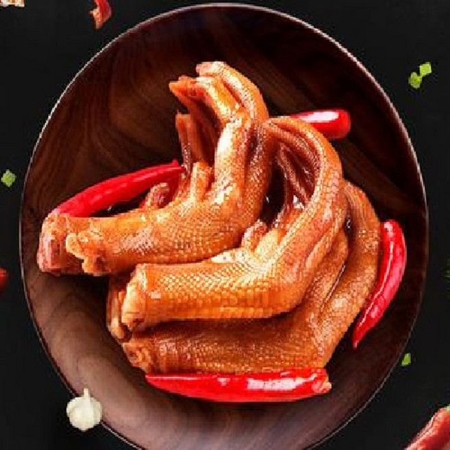 마라오리 오리발 마라오리발 마라술안주 매콤술안주 중국식품 중국마라음식 키타오리고기가공육, 1개, 마라 오리 발, 순한맛