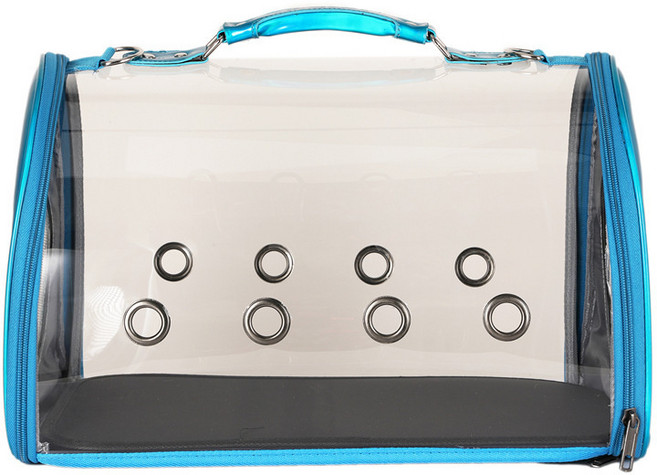 JINXIY 앵무새 가방은 다목적 투명한 조류 가방에서 PET 가방을 곁들인 크로스 -돈 투명 핸드 버드를 곁들인 케이지와 함께 줄 밖으로 나옵니다., Peppercurry 목재 스탠드 스틱이 없습니다, 1개