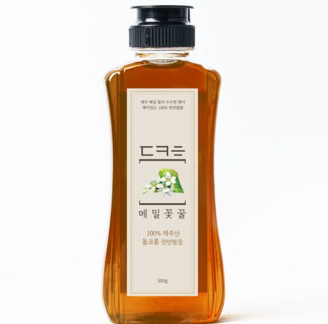 돌코롬 메밀꽃꿀 제주 자연 벌꿀, 1개, 500g