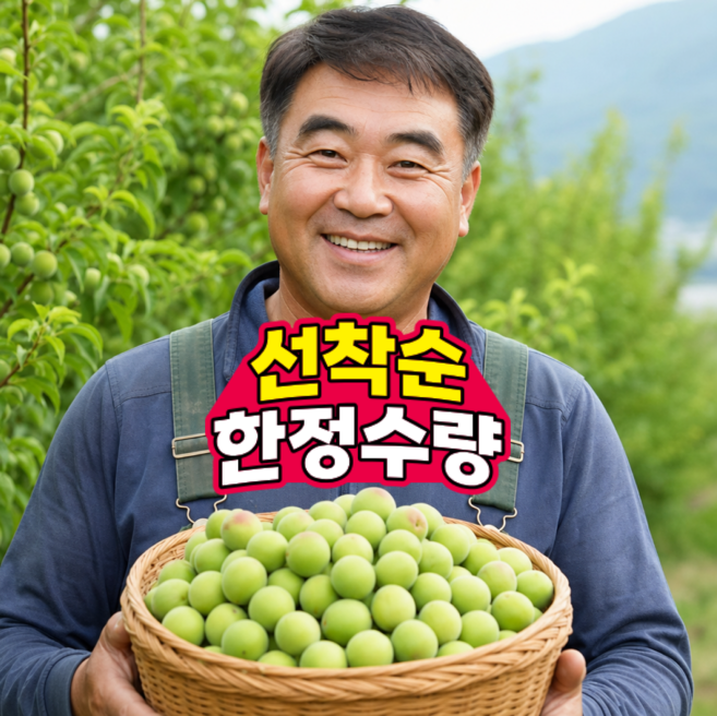 [선착순할인] 2026년 국내산 농가직송 청매실, 1박스, 5kg(왕특 장아찌용)