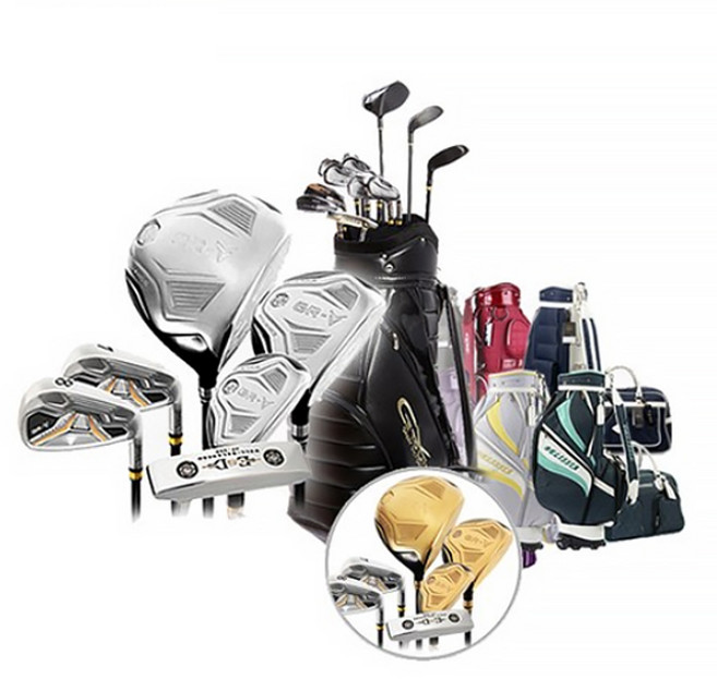 지브이투어 [ 뉴GR-V ] 골프채풀세트 골프백세트포함, 남성용, 경량스틸_네이비백