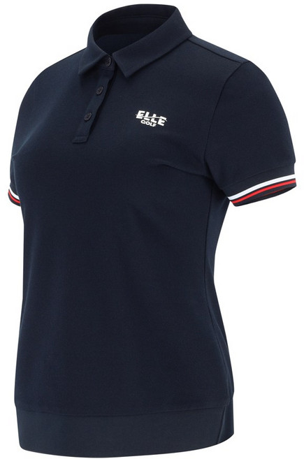 엘르골프 여성 밑단 시보리 포인트 폴로 티셔츠 6k 45208 pt