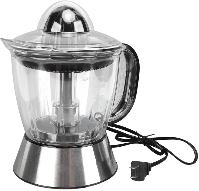 전기 감귤류 착즙기 25W 1L 양방향 오렌지 주스 레몬 자몽용 -, 01 미국, 01 Silver