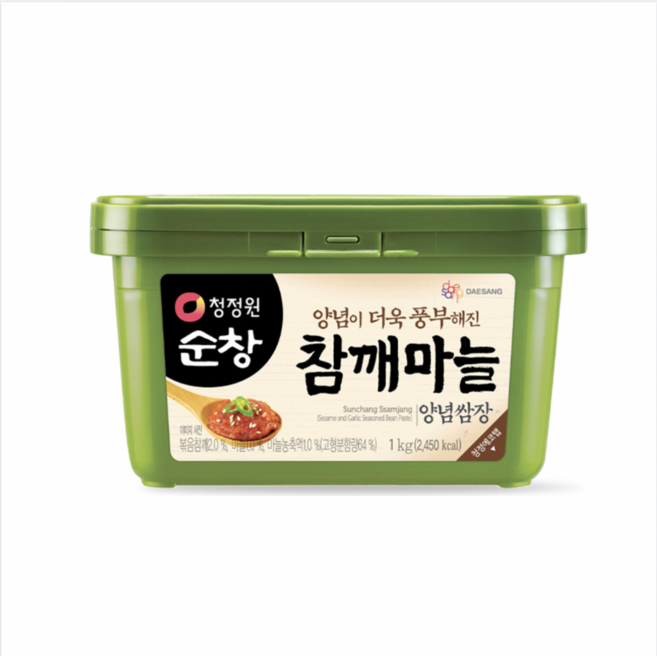5위 - 청정원 참깨마늘쌈장, 1개, 1kg