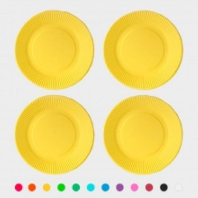 종이접시 하늘색 10개입 어린이집 유치원 초등학교(DW2318)