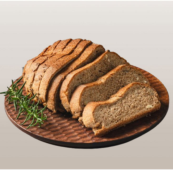 통밀100% 백프로 통밀빵 통밀식빵 식사빵 저당 저염 비건, 440g, 1개