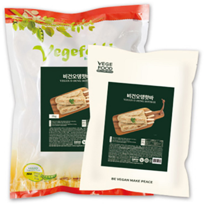 [냉동]비건오뎅핫바 1kg, 1개