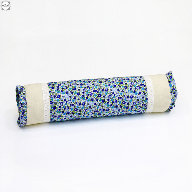 attpri 메밀베개 목디스크베개 잔꽃무늬 날염 기술을 업그레이드하여 더욱 건강하게 순면소재 편안하고 통풍이 잘 됩니다, 2