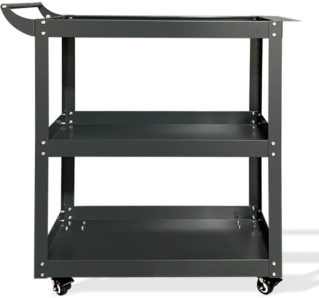 이동식 공구함 3단 공구다이 작업대 철제 공구카트 작업선반 높이 90cm, 1개