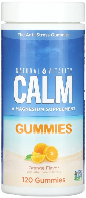 내추럴 바이탈리티 Natural Vitality CALM 마그네슘 보충제 오렌지 83mg 구미젤리 120개126635원산지:기타, 내추럴 바이탈리티 Natural Vitality, CA, 1개 - 쿠팡
