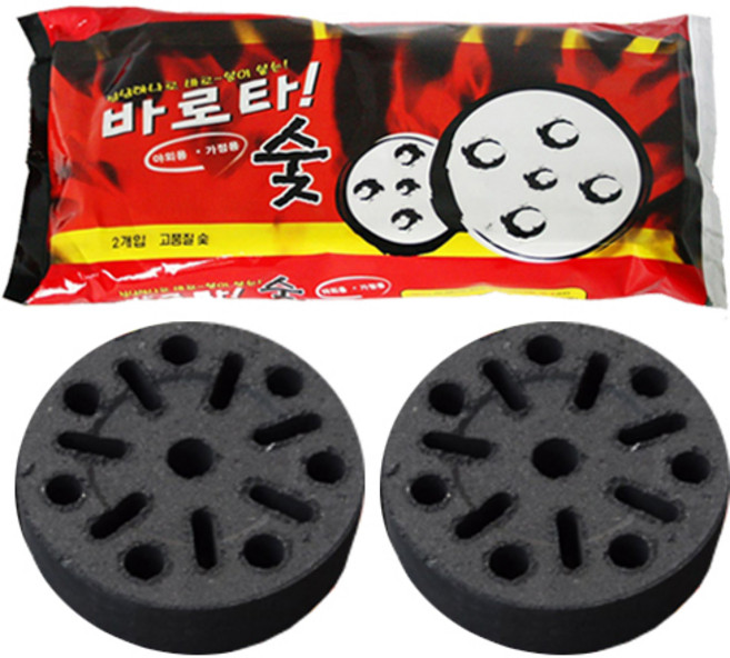 착화용 바로타 숯 350g 2개입 700g 1세트
