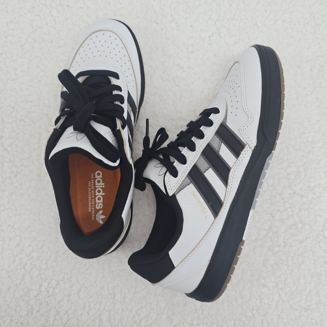 아디다스 타이션 II 스니커즈 남성 여성 프리미엄 가죽 운동화 보드화 IF9712
