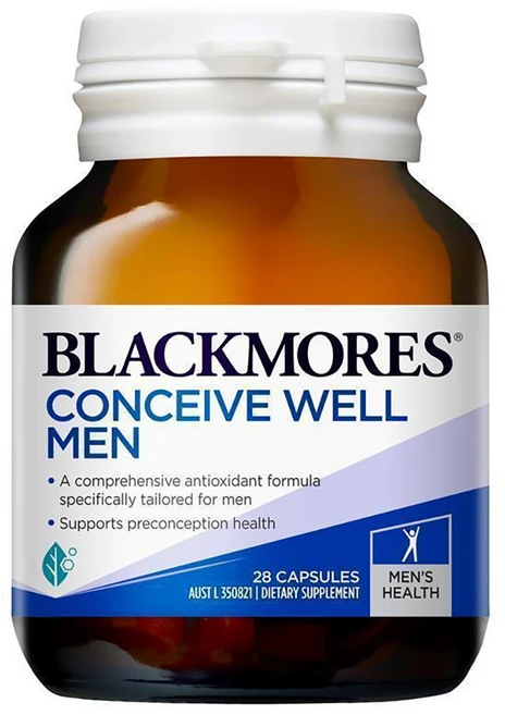Blackmores Conceive Well Men Energy Support Vitamin 28 Tablets, 1개, 상세참조 - 쿠팡